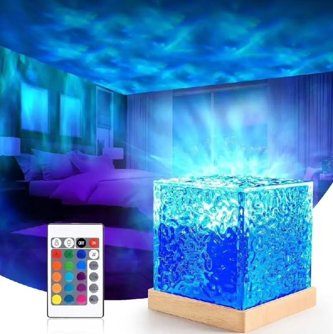 LED Glow Cube med Fjernkontroll – Fargerik og Allsidig Gamingbelysning