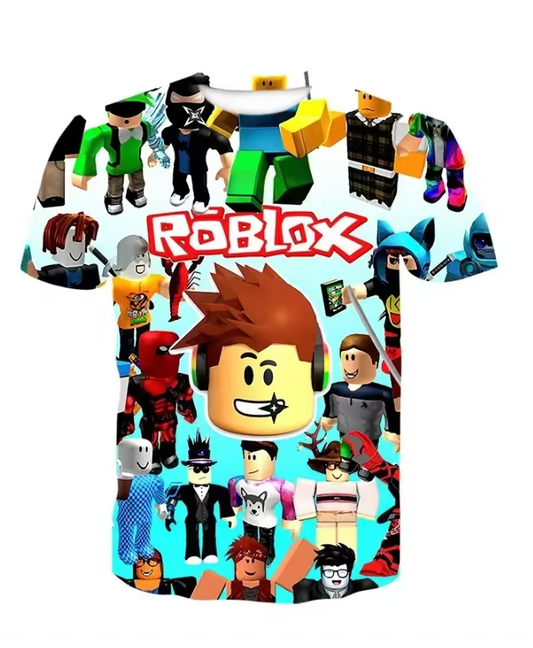 Roblox T-skjorte med Karakterdesign