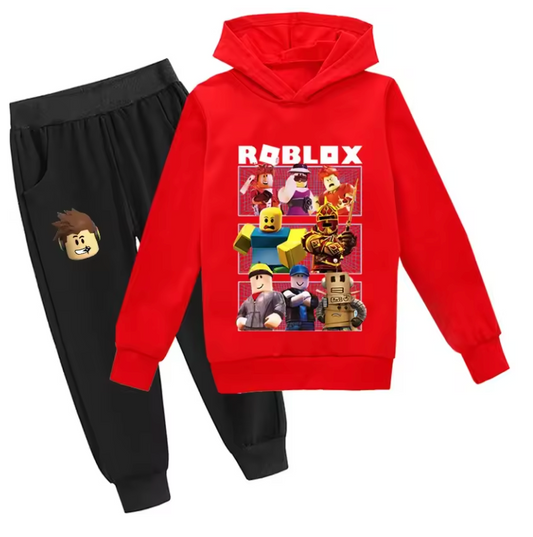 Roblox Joggesett for Barn – Hettegenser og Bukse