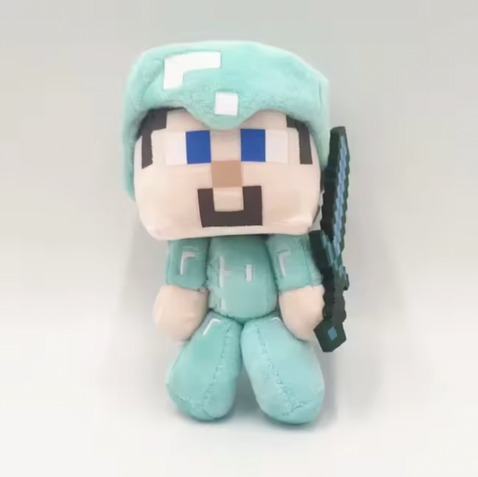 Minecraft Steve i Diamantutstyr